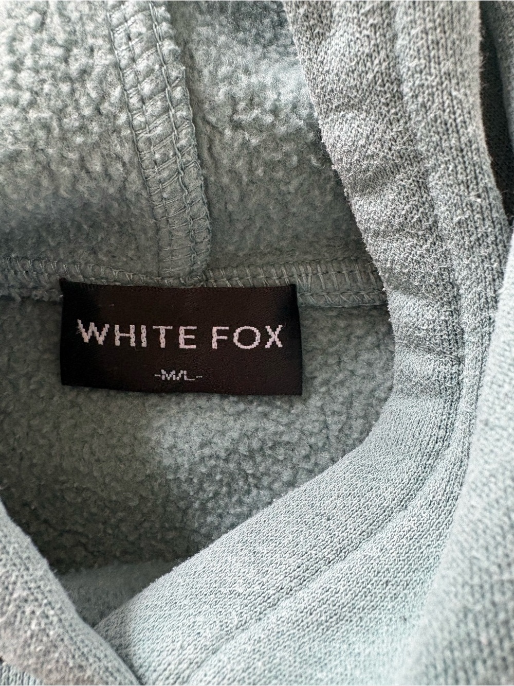 White Fox Hoodie, Size M/L - Picture 5 of 5